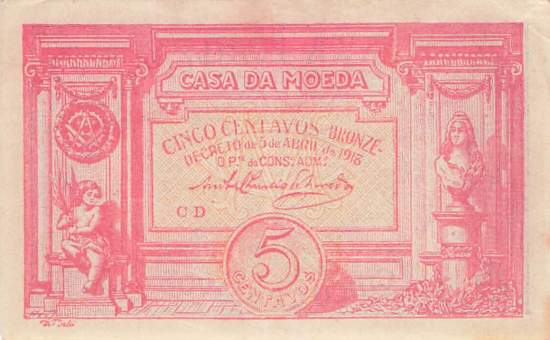 5 Centavos 5.4.1918